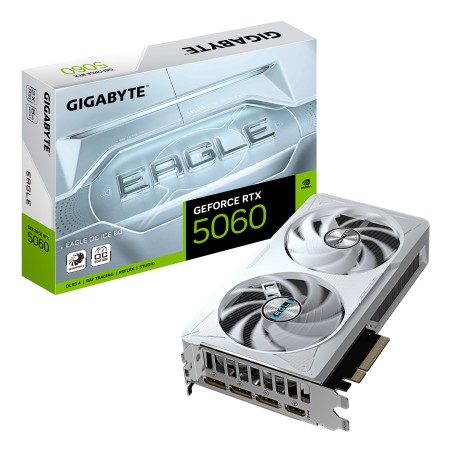 GIGABYTE GeForce RTX 5060 EAGLE OC ICE 8G - Unleash Ultimate Gaming Performance with 8GB GDDR7 Power!